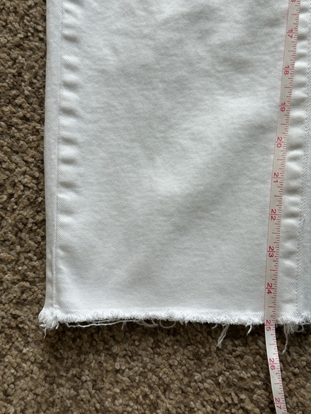 LIVERPOOL White Mid-Rise Straight Crop Jeans - Picture 6 of 7